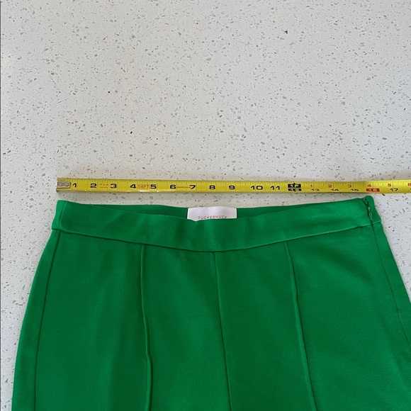 Tuckernuck Bright Green Cropped Flare Pants - Picture 5 of 9